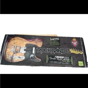 NEW Rock Band 3 Fender Telecaster Player’s Edition - Xbox 360 - Mad Catz - RARE
